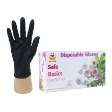 100 шт нитриловые перчатки одноразовые защитные перчатки татуировки кухонные перчатки для выпечки по дому