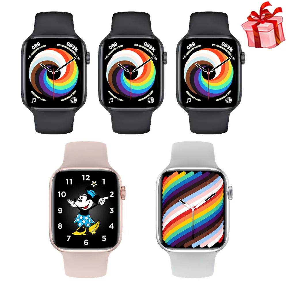2021 IWO 13 PRO Watch 7 T500 Smart Watch Series 7 DIY Dials Heart Rate BT Call Men Women Sport Smart Watch PK X8MAX HW22 W46 W37 