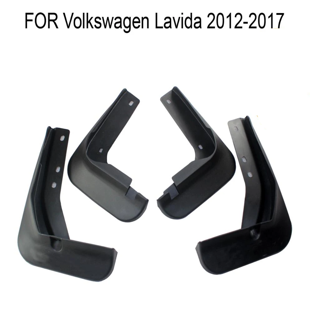 

4 Pcs Set Molded Mud Flaps Mudflaps Splash Guards Front Rear Mud Flap Mudguards Fender for volkswagen lavida 2012-2017 YC101106