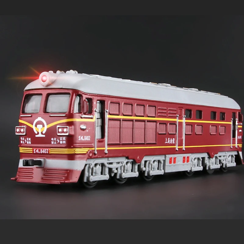 1: 87 сплав Ретро модель поезда игрушка Паровозик дизельный Паровозик Металлическая Модель поезда дети мальчик ребенок подарок украшение игрушка