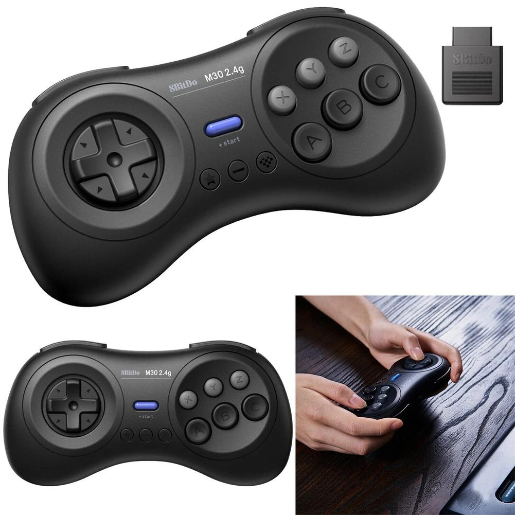 For 8Bitdo M30 joystick bluetooth Gamepad Controller 2.4G  Controller with Receiver For Sega Genesis MD NS wireless joystick