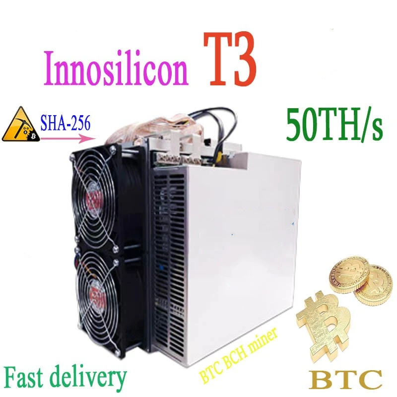 New Asic BTC BCH Miner Innosilicon T3 50T With PSU Delivery within 24 hours 50TH/S Economical Server | Дом и сад
