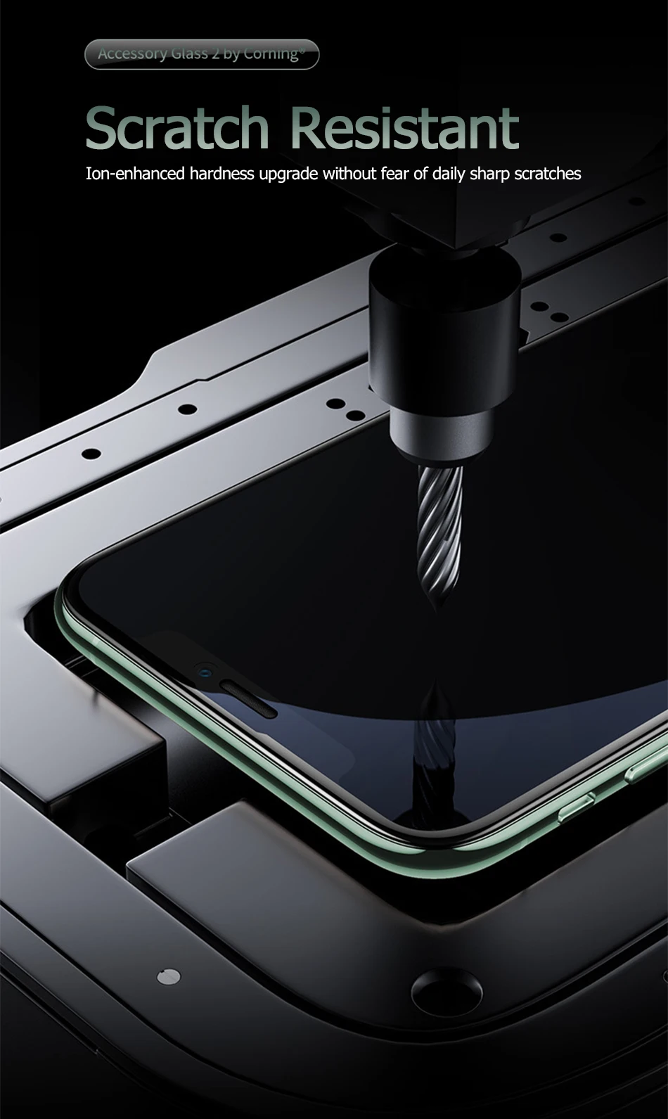 Benks пленка Corning VPRO полное покрытие 9H закаленное стекло для iPhone X XS 11 Pro MAX XR защита экрана Взрывозащищенная защита