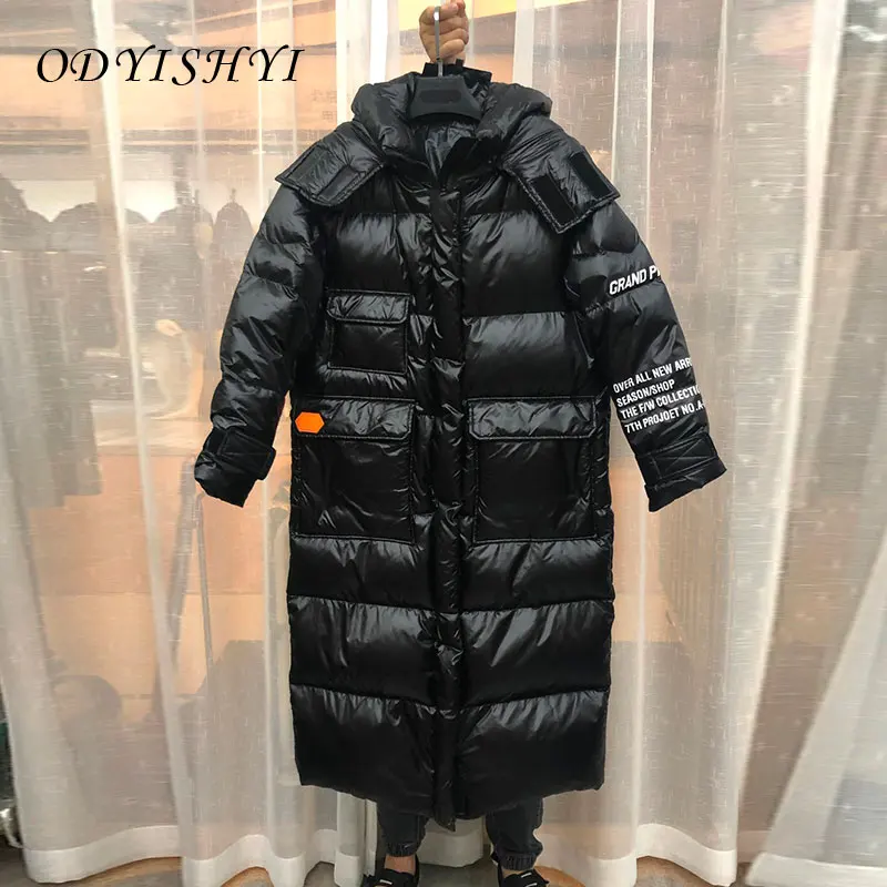2020 New Winter Snow Coat Women Parkas 90% White