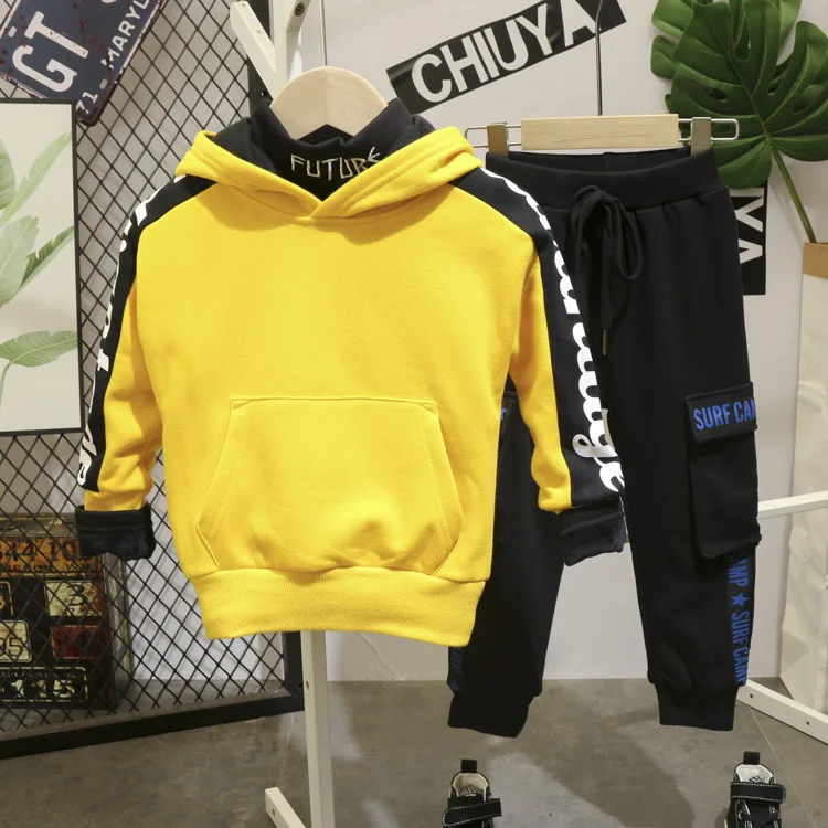 boys yellow hoodie