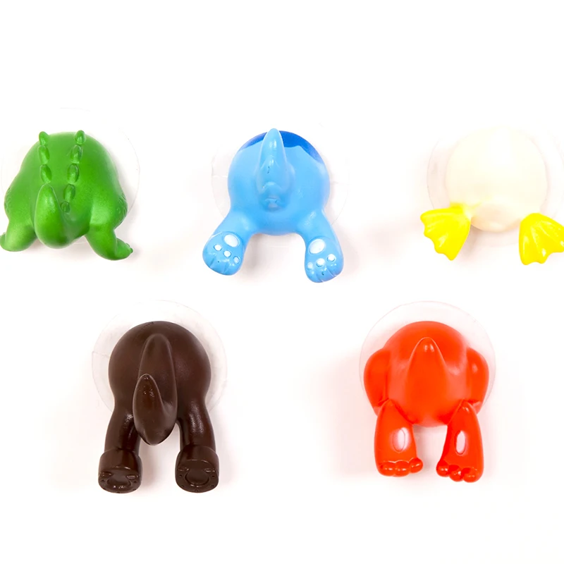 

Cartoon Decorative Wall Suction Cup Hook Cute Animal Tail Key Holder Storage Hanger Durable Sundries Hanging Home Organizer