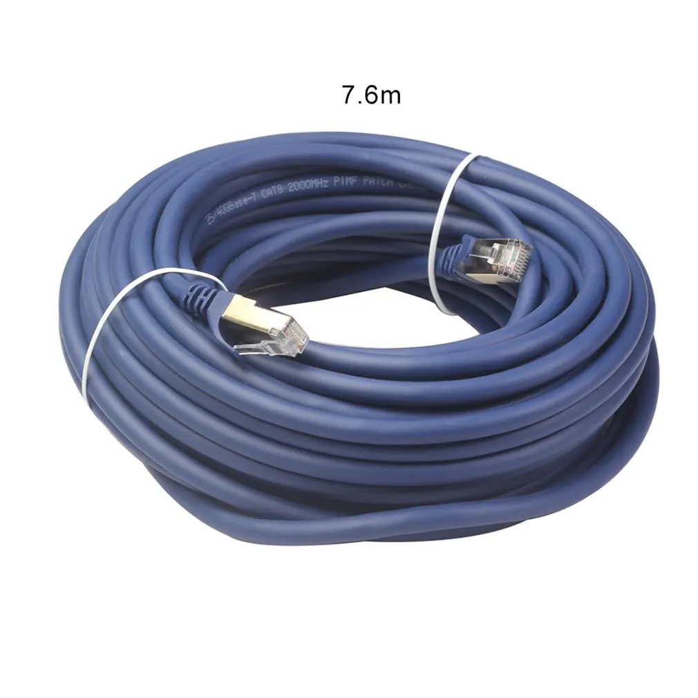 7.6m Ethernet кабель RJ 45 сетевой кабель FTP Lan кабель Cat 7 RJ45 патч-корд для маршрутизатора ноутбука кабель Ethernet - Цвет: 7.6m