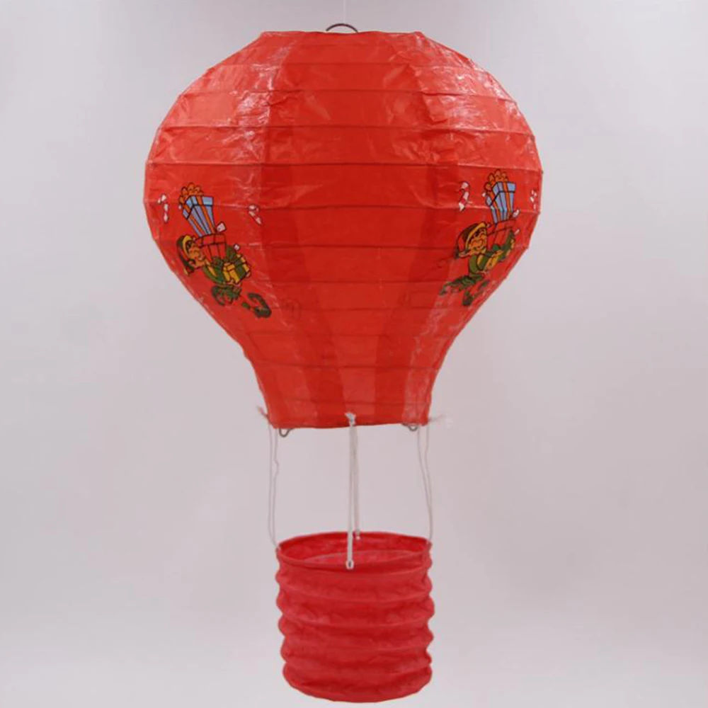 Red present 10 дюймов, декор для свадьбы, дня рождения, воздушный шар, бумажный фонарь, Рождественский фестиваль, декор для бара, сделай сам, подвесной воздушный шар, фонарь - Цвет: Red present
