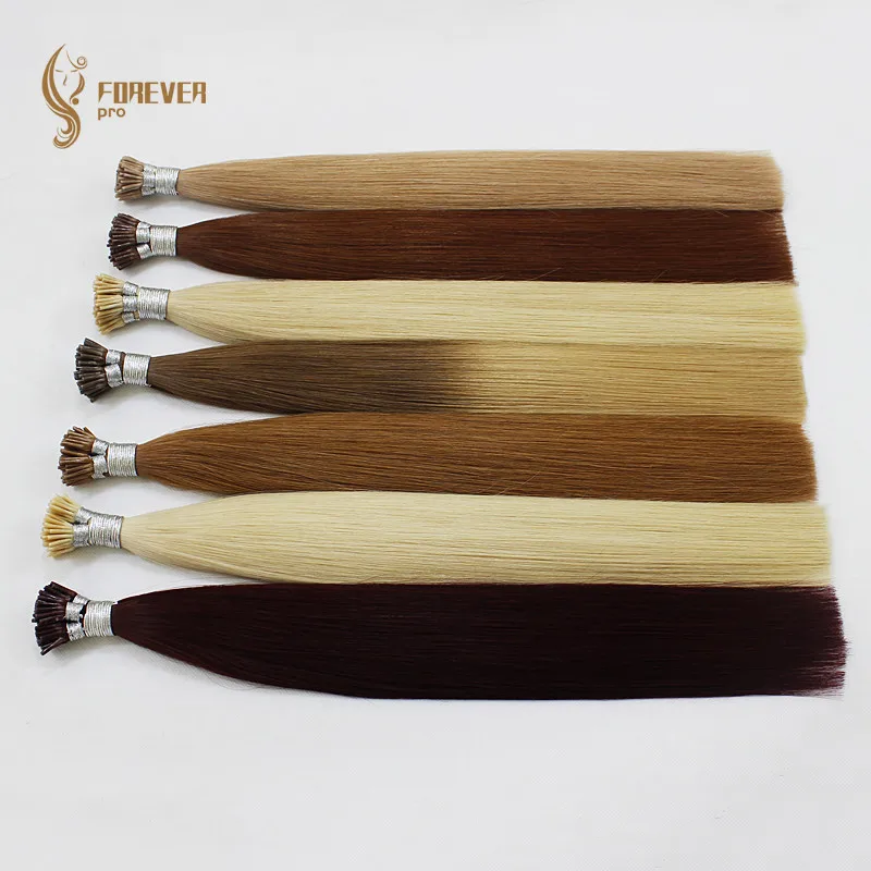 Накладные человеческие волосы I Tip Remy предварительно скрепленные накладные