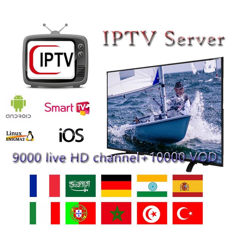 Full HD IPTV m3u подписка для взрослых ip tv ltaly Великобритания Польша Франция Smart IP 9000 live