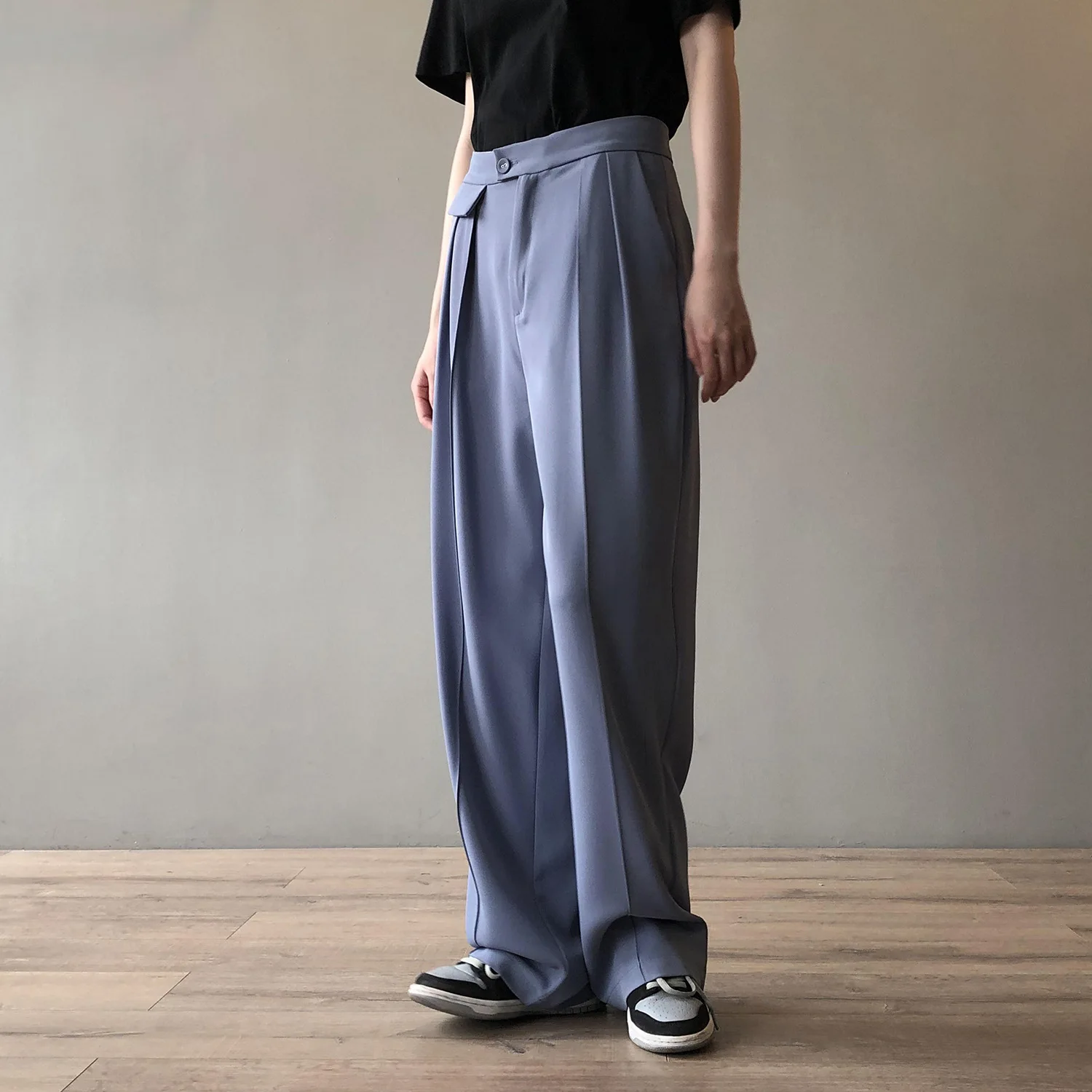Women's Casual Pants High Waist Pleated Vertical Pants Loose Pants Suit Pants 2022 Spring And Autumn New Style joggers for women