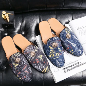 

Outdoor Men's Casual Shoes Light Comfortable Zapatos Hombre All-match Hard-Wearing Non-slip Adult Trend Men slippers Summer37-45