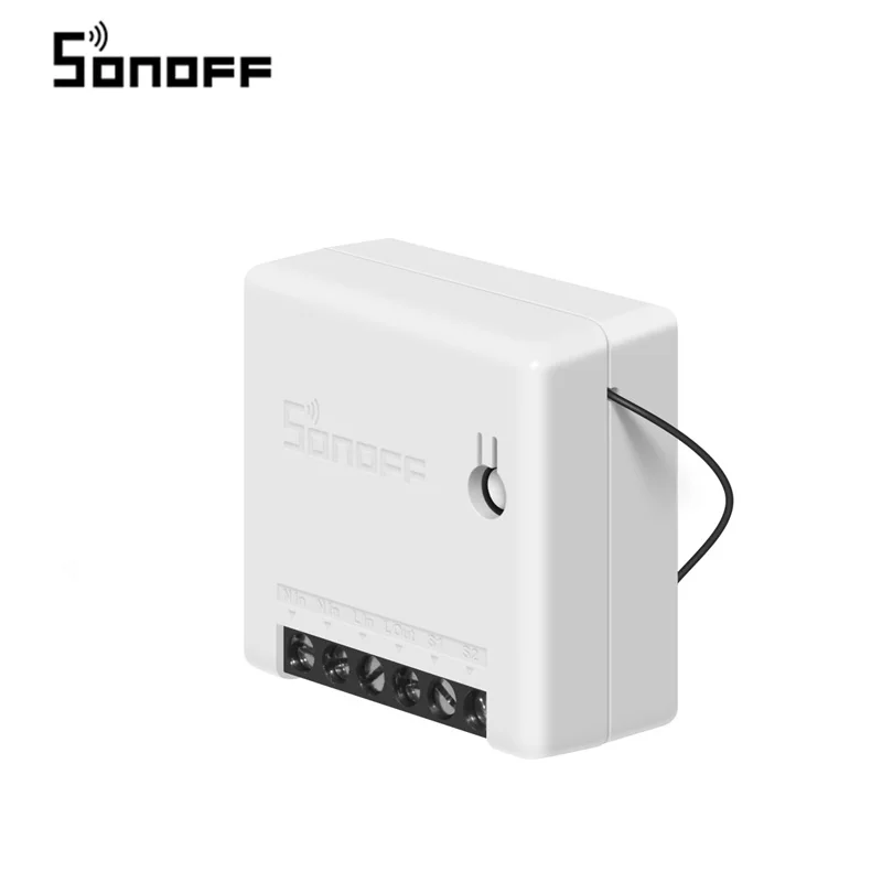 SONOFF 10 шт. мини двухсторонний умный переключатель DIY управление приложение голосовой таймер Автоматизация для умного дома может работать с внешним переключателем - Цвет: 1PCS