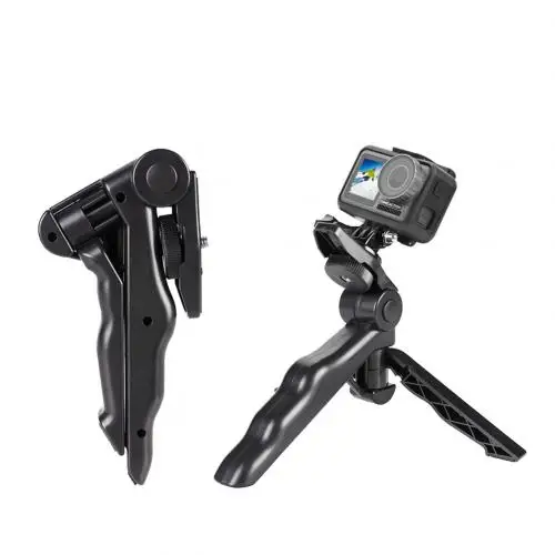 Черный Штатив и стабилизатор крепление для DJI Osmo Action, ручные стабилизаторы держатель стойки - Цвет: Черный