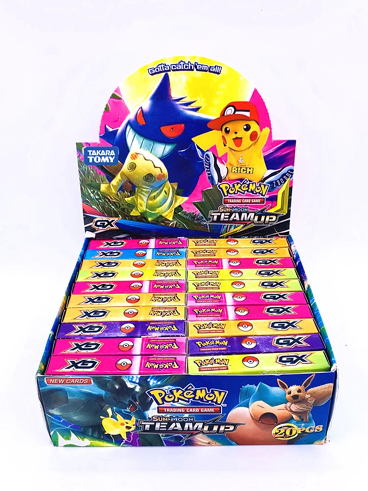 324 шт. 100 660 забавные французские английские карты pokemon gx MEGA Сияющие игра Боевая
