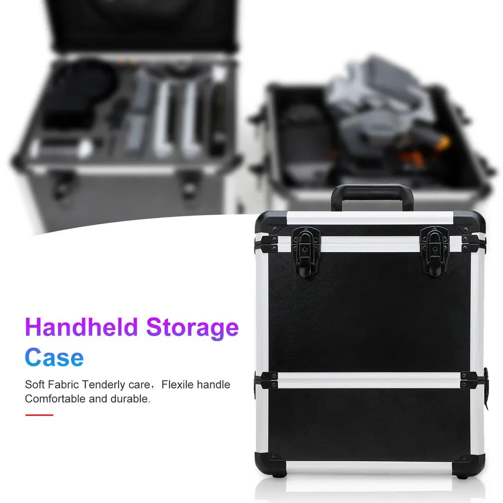 

Portable Dual-layer Suitcase Storage Case Waterproof Protective Box for DJI RoboMaster S1 Intelligent Educational Robot