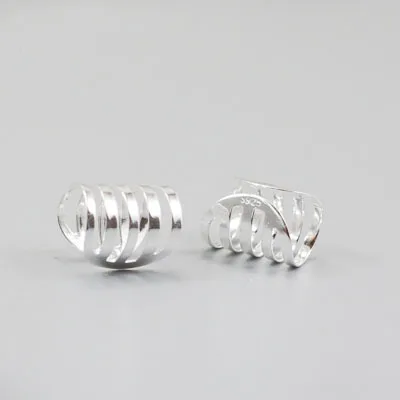 

REETI 925 Sterling Silver Clip on Earrings Ear Cuff For Women Girl Lady Without Piercing Earring Jewelry non piercing earring