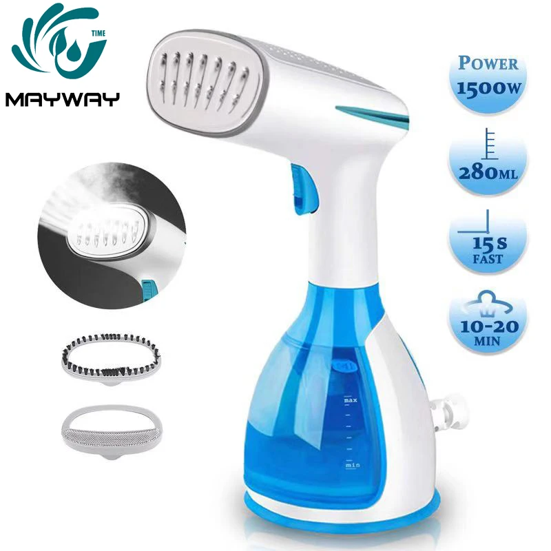 Garment Steamer Haushalts Geräte Vertikale Dampfer mit Dampf Eisen Pinsel Eisen für Bügeln Clothes1500W 280ML-in Dampfglätter aus Haushaltsgeräte bei