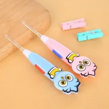 Забота о здоровье младенцев, милый мультяшный светильник, ложка для ушей, сменная светящаяся Ушная ложка