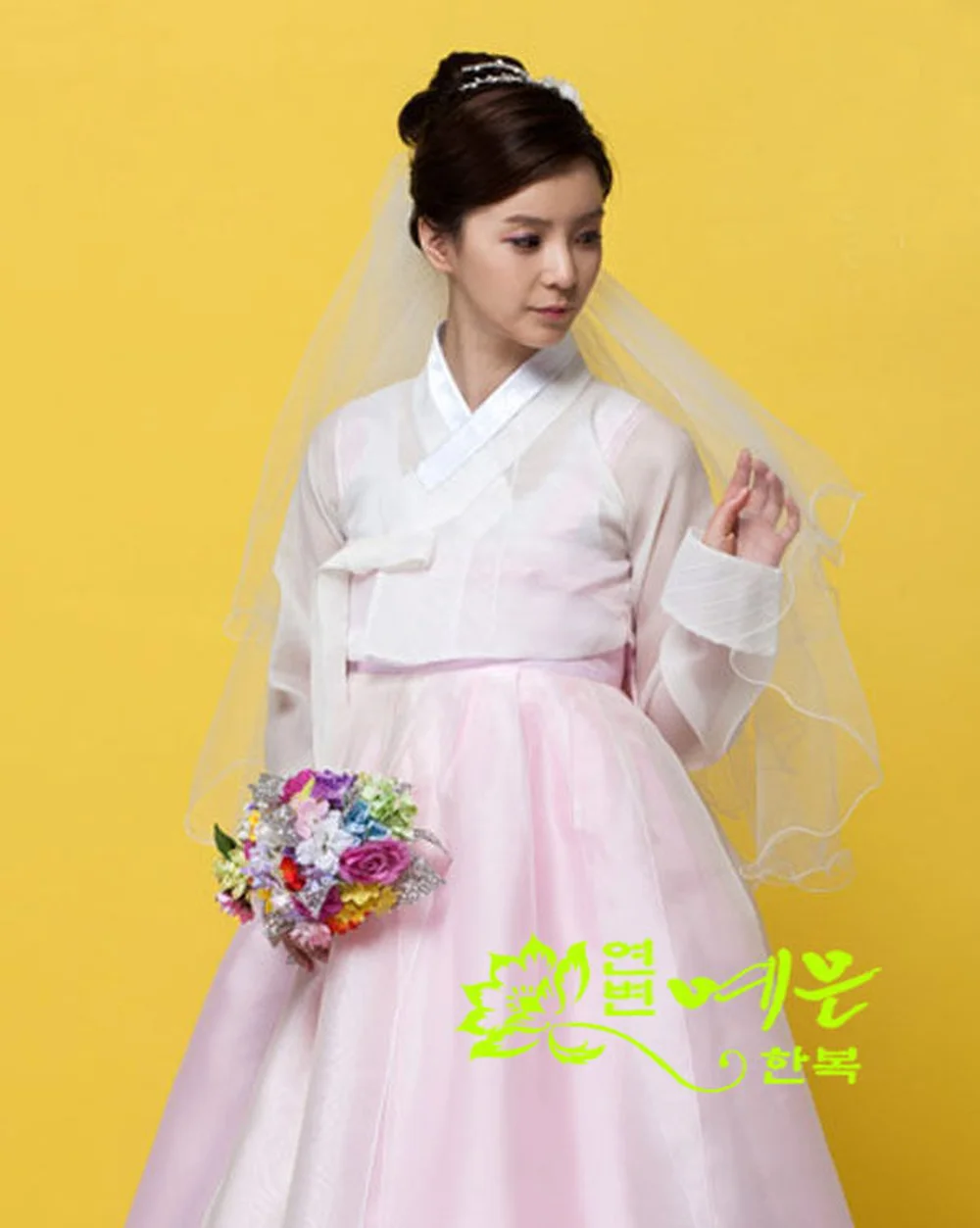 Ханбок дамы корейский стиль ханбок на заказ традиционные женщины невесты