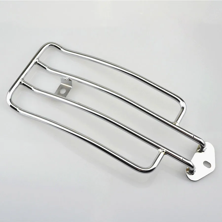 Motorcycle Rear Solo Seat Luggage Rack Support Shelf Chrome Steel Accessories For Harley Sportster XL 883 1200 1985-2003