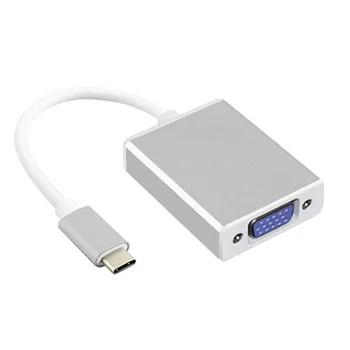

Type-C to VGA Adapter USB 3.1 Type C USB-C to Female VGA Converter for Macbook 12 inch