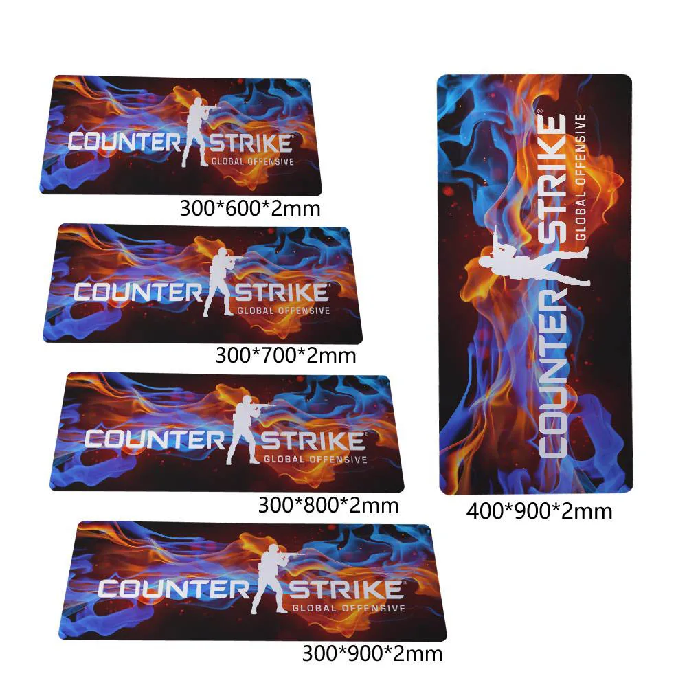 High Quality Durable Large Game Anti-Slip Mouse Pad Anime Countter Strike Monster Wallpaper Rubber Mouse Mats