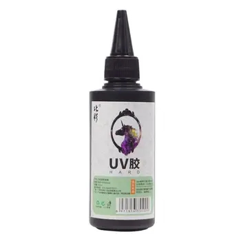 

100ml Crystal Clear Ultraviolet Curing Epoxy Resin Hard UV Glue Solar Cure Sunlight Activated Resin DIY Jewelry Making
