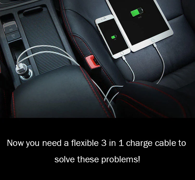 Удерживающий 3 в 1 USB кабель для зарядки 1 м для IPhone Sumsung Android huawei Портативный зарядный кабель Micro usb type-C мобильный кабель