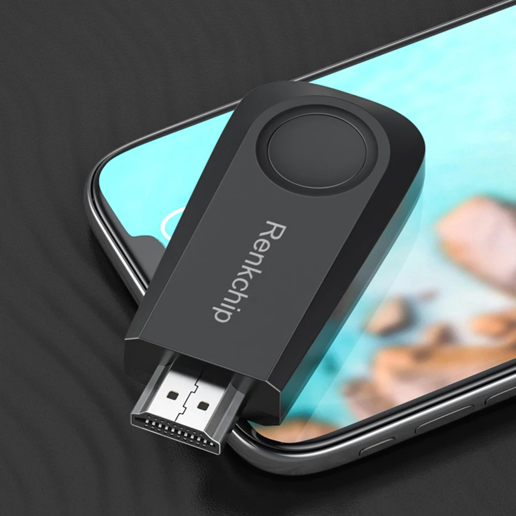 HDMI Wireless Display Adapter, WiFi 1080P Mobile Screen Receiver for iOS Android to TV Projector Support Miracast