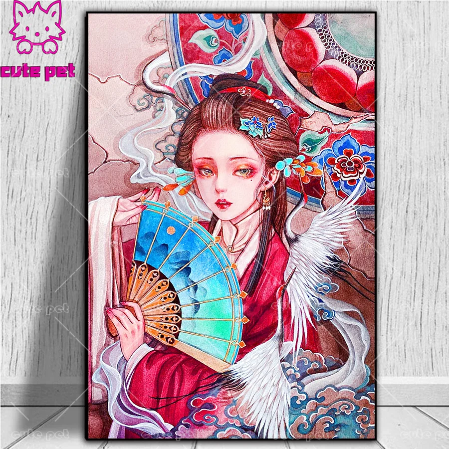 Алмазная живопись сделай сам Классическая красота ручная работа картина подарок