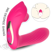 Vibradores de succión giratoria de 360 ° para mujer, masajeador vaginal de 10 velocidades de vibración, estimulación del clítoris, Juguetes sexuales consoladores