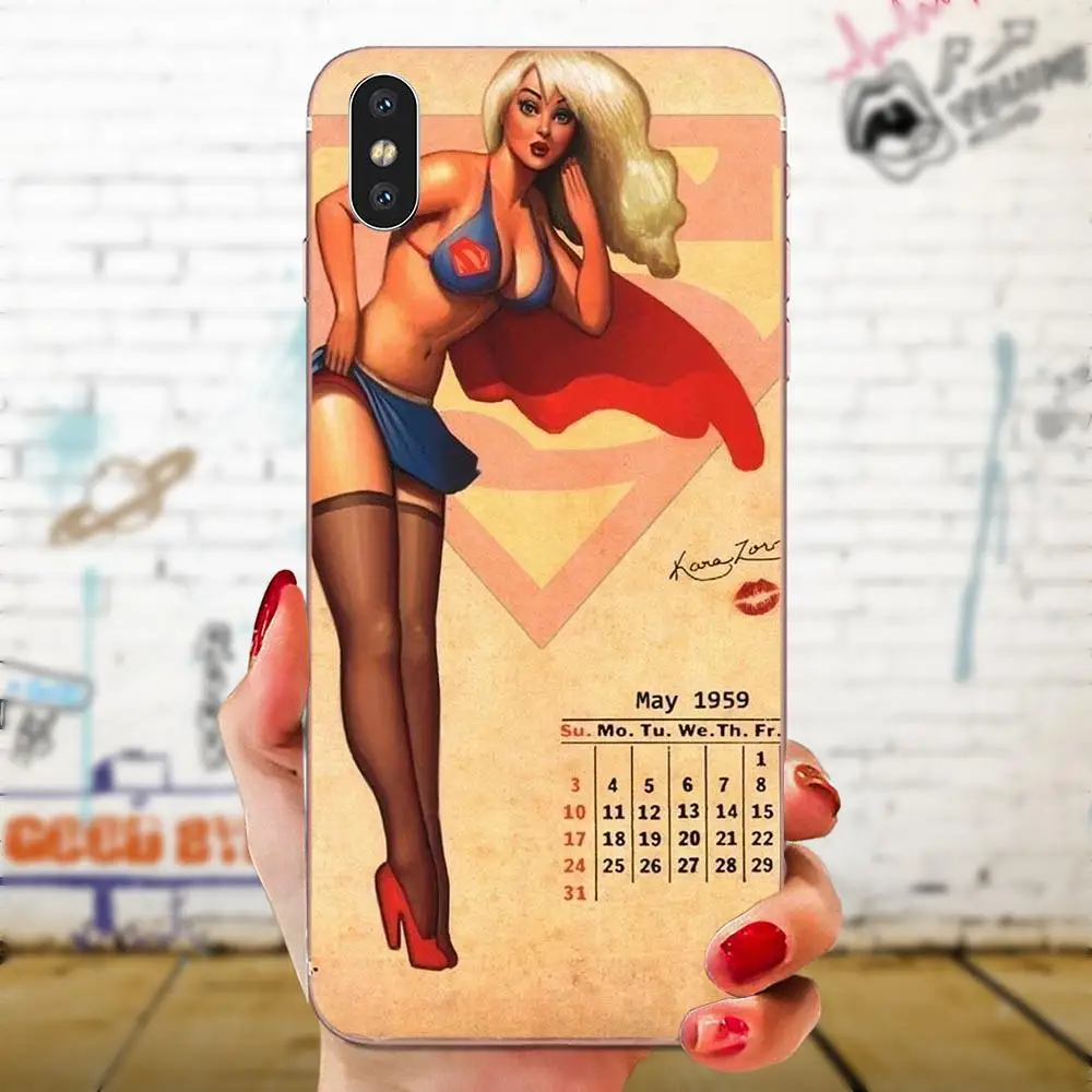 as picture Мягкий чехол для мобильного телефона чехол для крышки корпуса для Xiaomi Redmi Mi 4 7A 9T K20 CC9 CC9e Note 7 9 Y3 SE рro рrime Go Play кинозвезды; Соблазнительная девушка - Цвет: as picture
