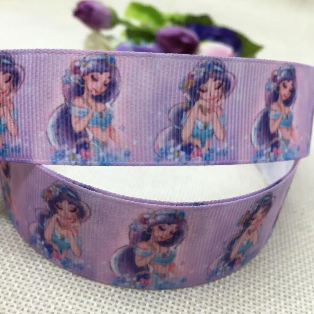 1''(25mm)Free shipping Cartoon Character printed Grosgrain Ribbon party decoration satin ribbons DIY sewing supplies 8565