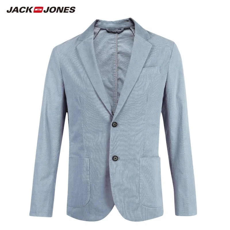 JackJones мужской вельветовый хлопковый пиджак Тонкий Блейзер Мужская одежда 219108501