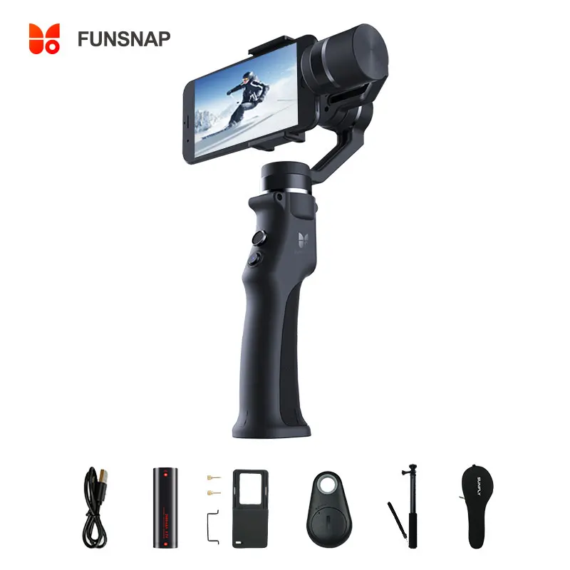  Funsnap Capture 3 Axis Handheld Gimbal Stabilizer Gimbal Smartphone For Gopro Sjcam Xiaomi 4k Actio