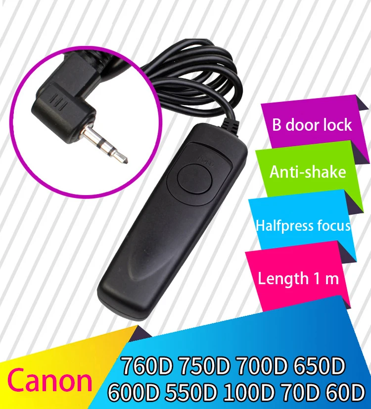 Rilascio Dell'Otturatore Della Fotocamera Reflex Bizoe B Ritardo Blocco Porta Canon 800D 760D 750D 700D 650D 600D 550D 500D 450D Fotocamera Reflex 200