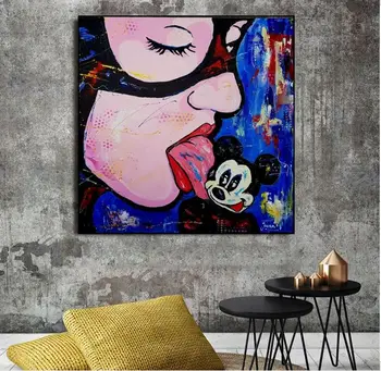 

hand painted Super hero personal life oil painting on canvas wall painting for pictures for living room wall home decor