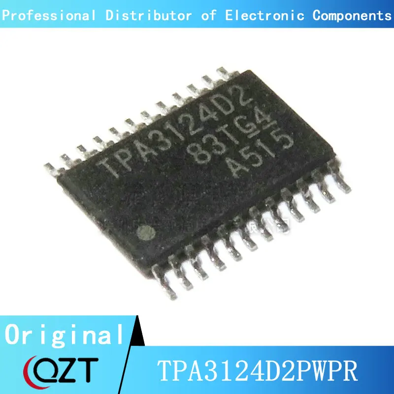 10pcs/lot TPA3124D2PWPR TSSOP TPA3124D2 TPA3124 HTSSOP-24 chip New spot 5 10pcs lot original pcm5101 pcm5101a pcm5101apwr tssop 20 audio converter chip