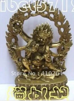 

Free Shipping TIBETAN 23 CM MAHAKALA BUDDHA BRONZE BOUDDHA STATUECOST FOR WORLD