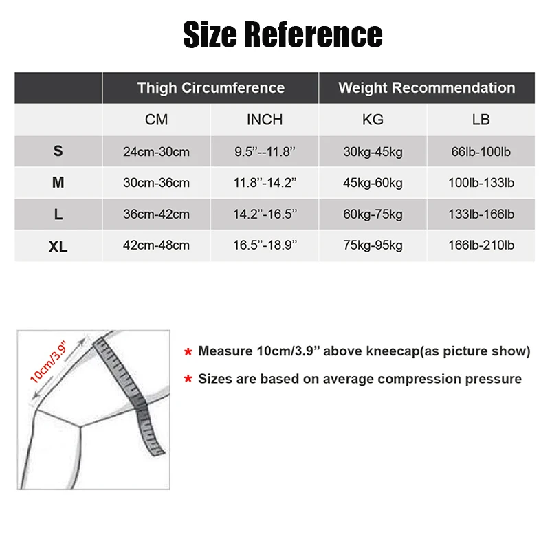 knee brace size 1