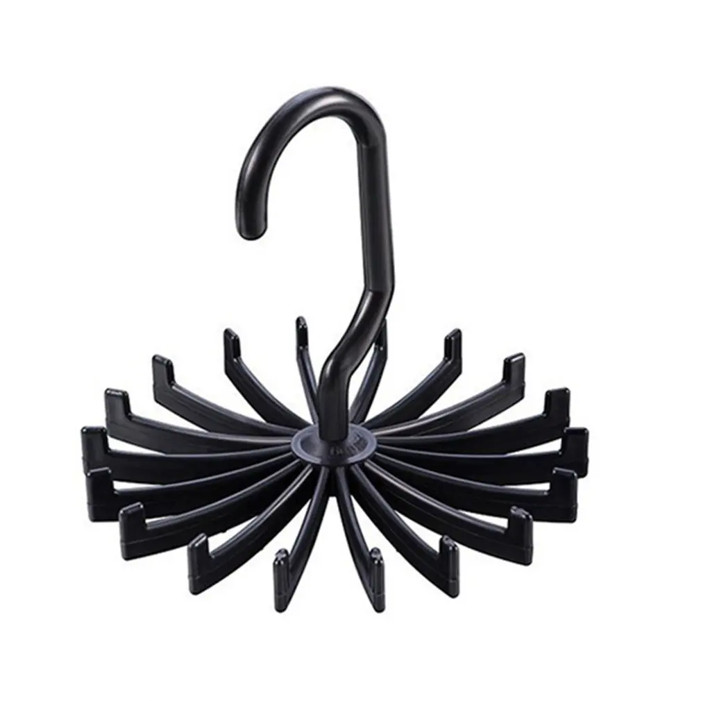360 degree rotatable Ties Clothing Hanger Rack 20 claw scarf hanger