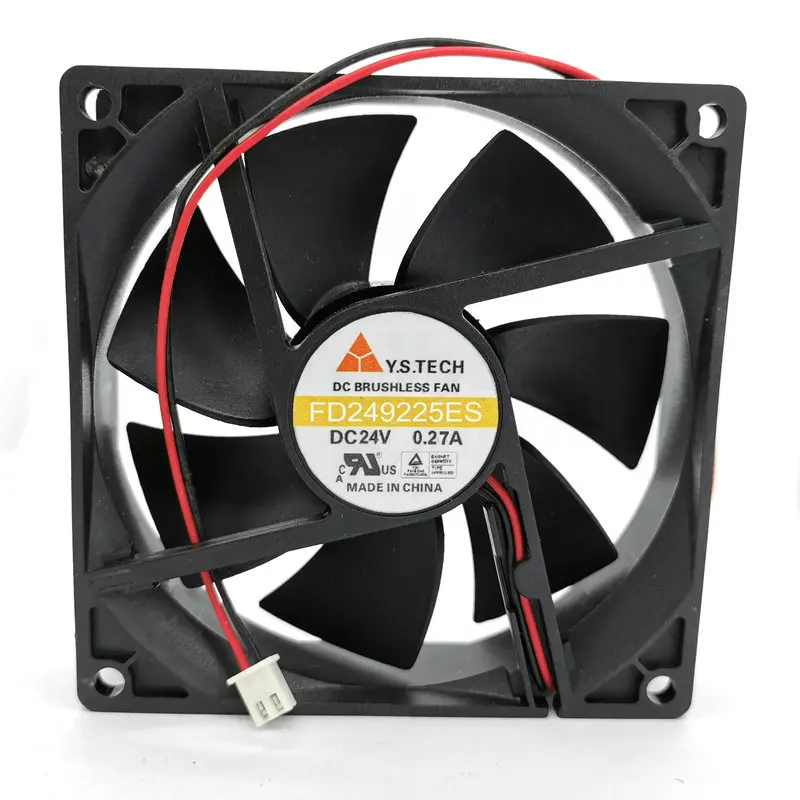 Brand New for delta AUB0924VH 9225 DCC 24V 0.40A 3800RPM 81.5CFM axial server inverter cooling fan