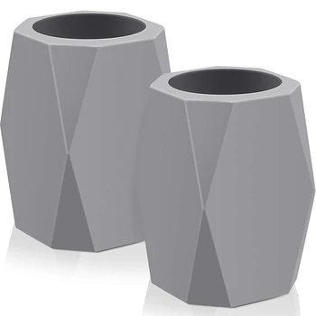 

the Creative Design of Silicone Pen Holder Silicone Pen Cup Geometric Pen Holder Makeup Brush Holder