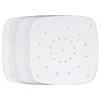 200 Sheets of 8 Inches Air Fryer Liner Perforated Baking Parchment Oven Steamer Non-Stick Steaming Paper 1