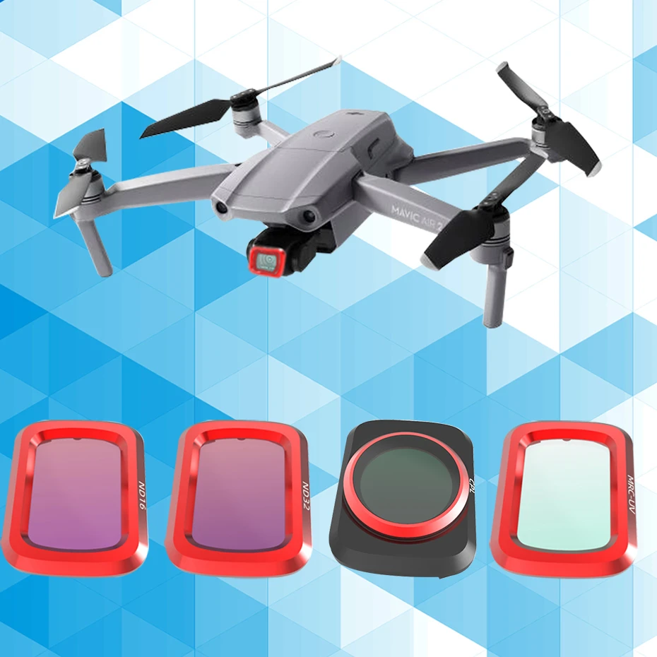 Фильтр для DJI Mavic Air 2 UV CPL регулируемый фильтр с нейтральной плотностью Polar NDPL Mavic2
