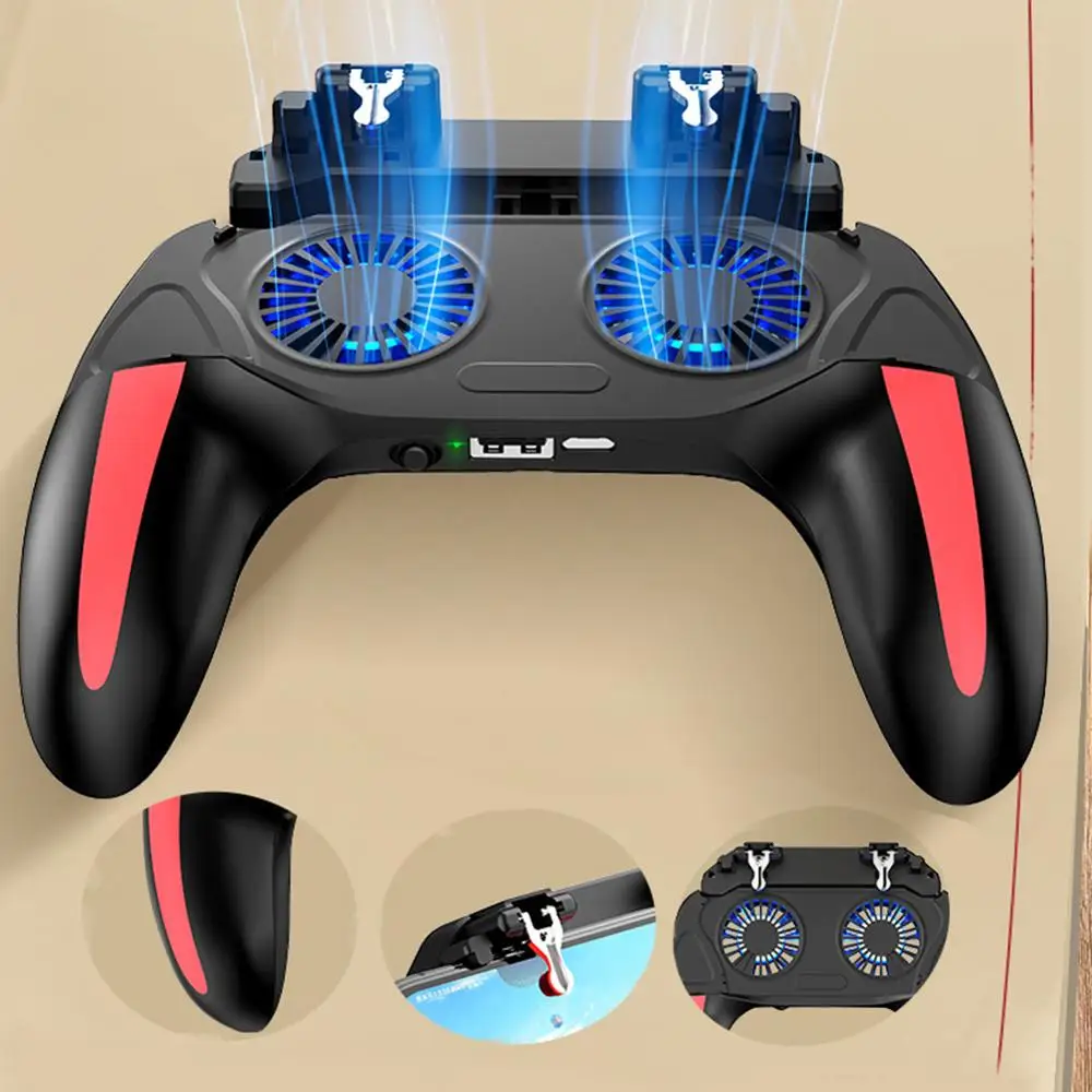  Universal Mobile Gmepads with 2500/5000mAh Power Bank 4 Fingers Trigger Phone Game Controller Game 