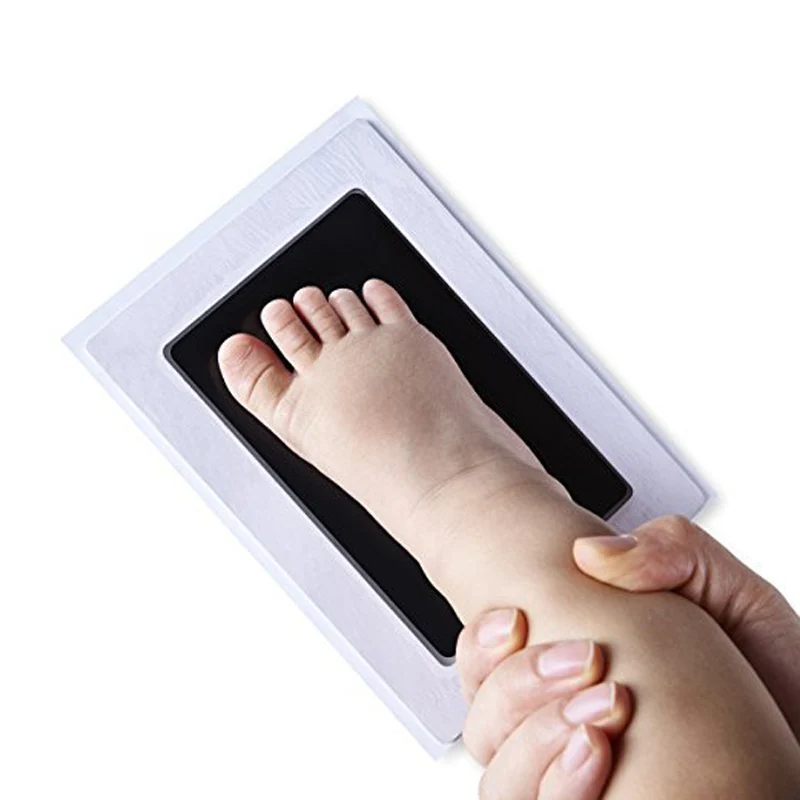 Детский отпечаток руки ребенка отпечаток ноги нетоксичный новорожденный отпечаток руки Inkpad водяной знак младенческие сувениры литье глиняные игрушки подарок 0-6 м