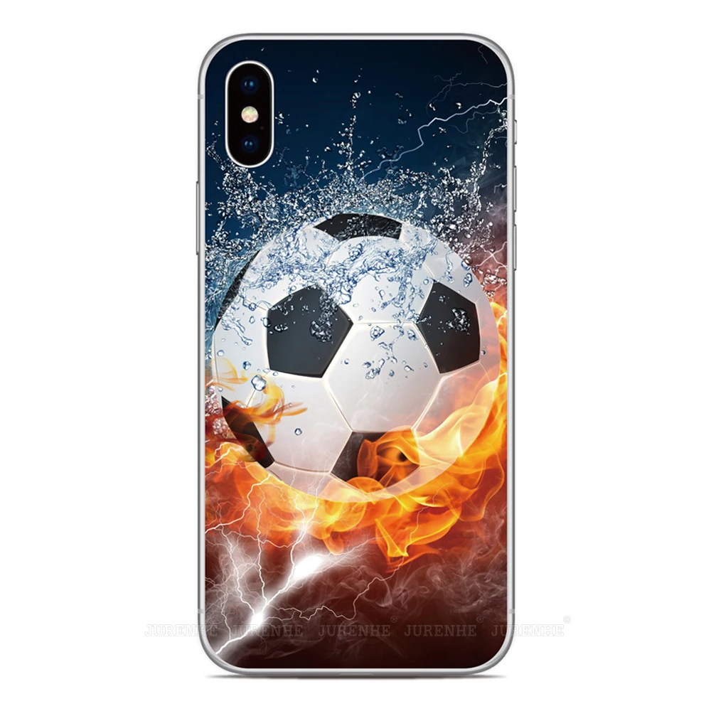 Soccer-Themed TPU Soft Phone Case