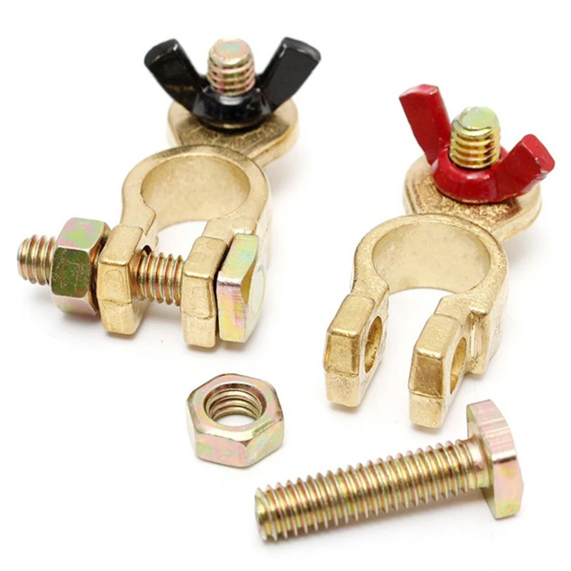 EAFC Car Battery Terminal Connector Clip Quick Release Brass - Image 3